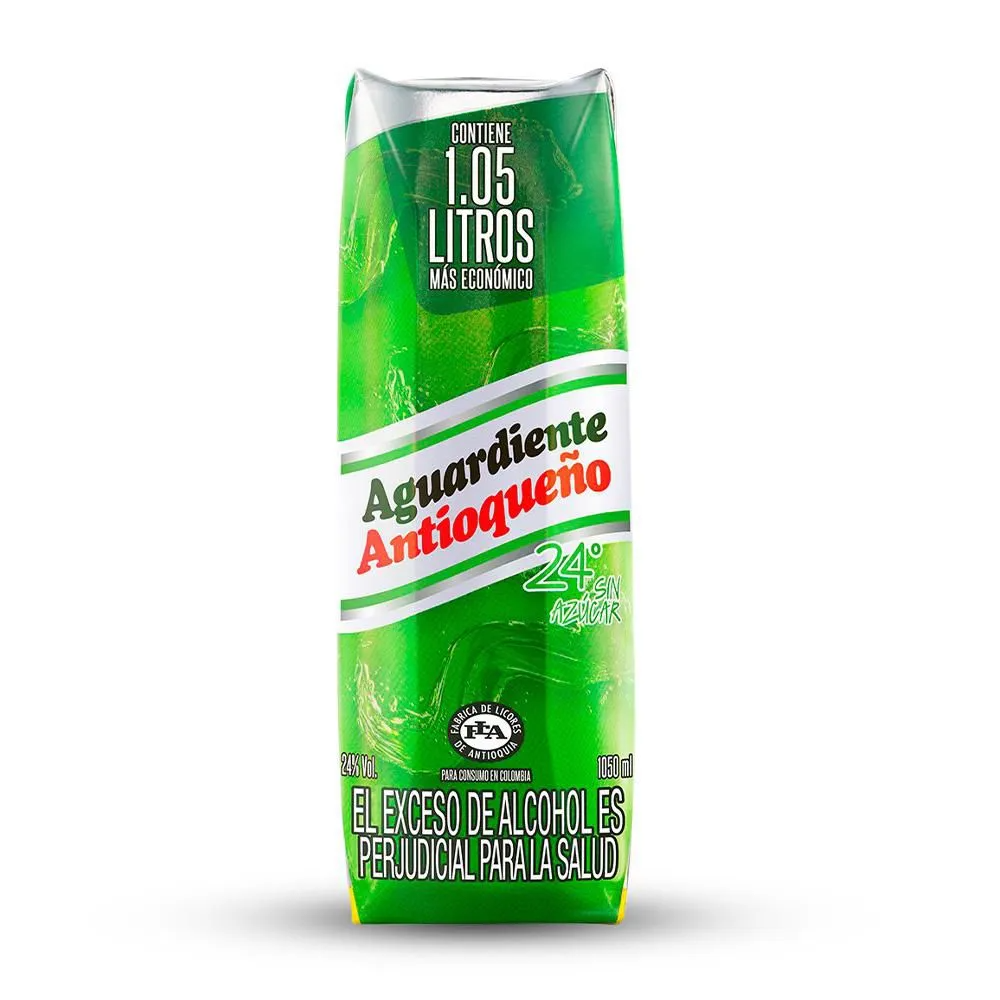Aguardiente antioqueño 1 litro