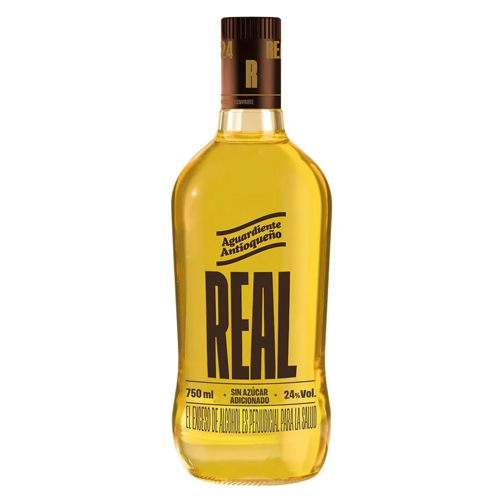 AGUARTIENTE ANTIOQUEÑO REAL 750ML