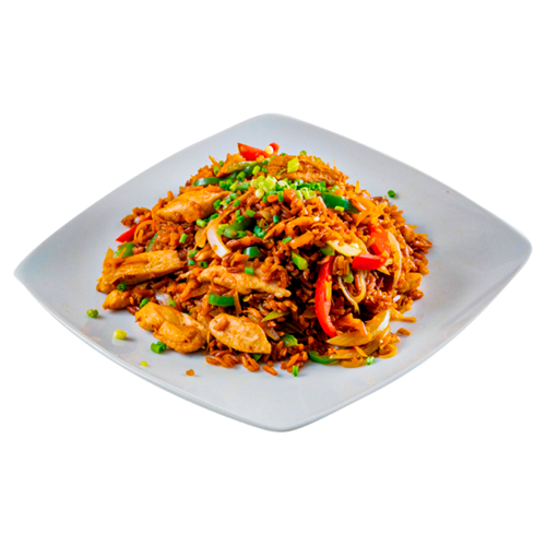 Arroz frito de pollo