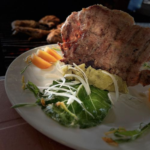 Chuletas de Cerdo asadas