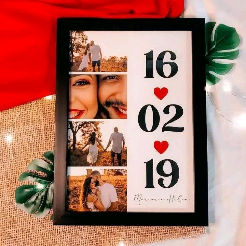Cuadro con foto incluida más edición personalizada especial para hacer regalos