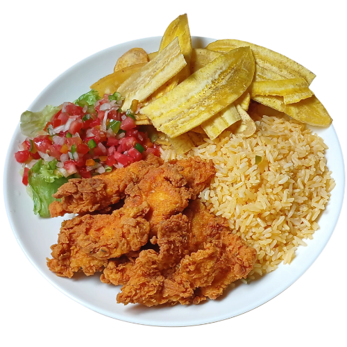 Fajitas de pollo.
