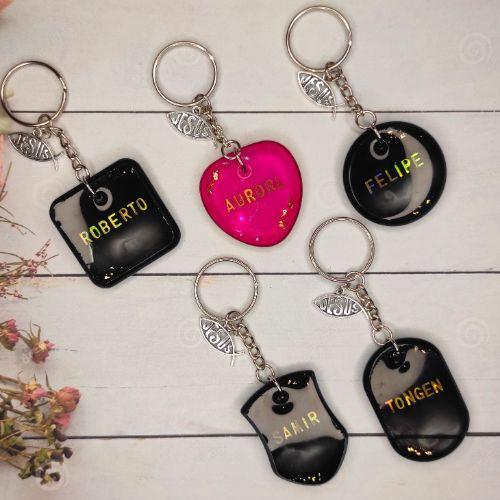 Llaveros Personalizados con Formas