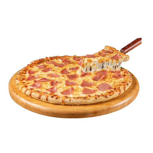 Pizza de jamón bravo
