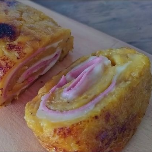 Rollo de platano relleno 6 unidades