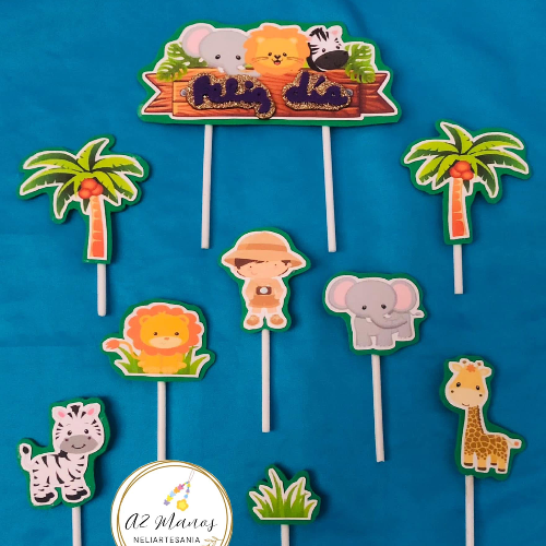 Topper temática safari